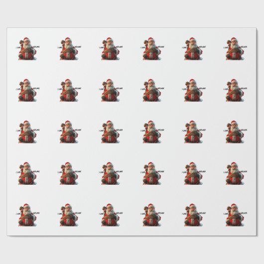 Ik kan het uitleggen, Cartoon Sinterklaas en klein Cadeaupapier (Vlak)