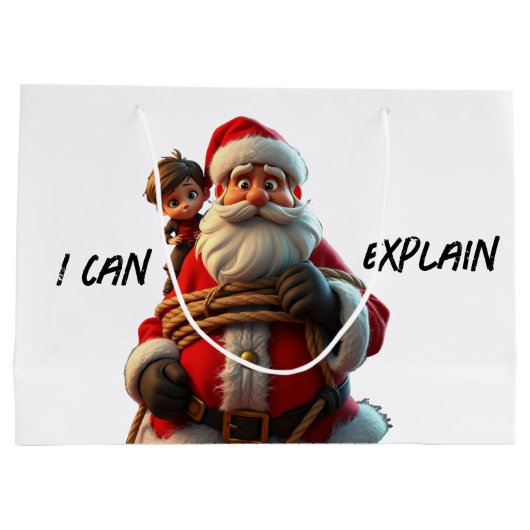 Ik kan het uitleggen, Cartoon Sinterklaas en klein Groot Cadeauzakje (Achterkant)