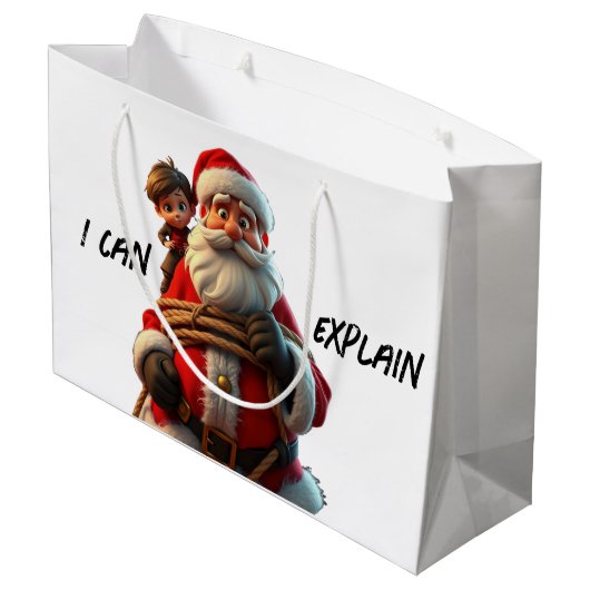 Ik kan het uitleggen, Cartoon Sinterklaas en klein Groot Cadeauzakje (Achterkant Gekanteld)