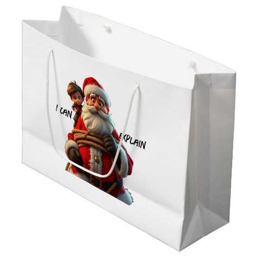 Ik kan het uitleggen, Cartoon Sinterklaas en klein Groot Cadeauzakje (Voorkant Gekanteld)