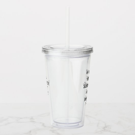 Ik kan iets grappigs doen, inspirerend 2021 leraar acryl drinkbeker (Rechts)