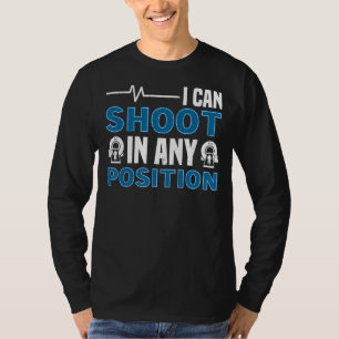 Ik kan in elke positie radioloog X T-shirt