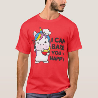 Ik kan je gelukkig baken dat Cute Unicorn Cupcak h T-shirt
