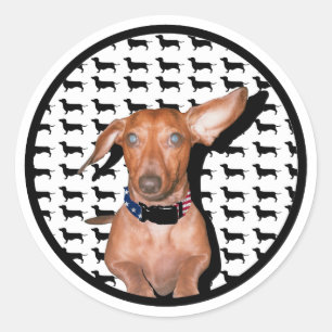 Ik kan je horen ronde sticker