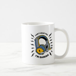 Ik kan je niet horen Ik ben Gaming Gamer (voor- en Koffiemok