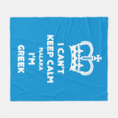 Ik kan Malaka niet kalmeren... Fleece Deken (Voorkant (Horizontaal))