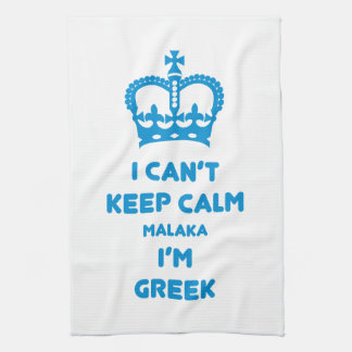 Ik kan Malaka niet kalmeren... Theedoek