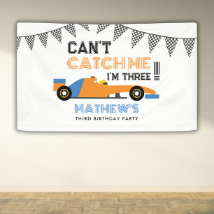 Ik kan me niet vangen... ik ben drie-racks-auto-3- spandoek