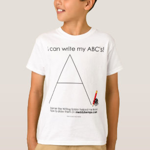 Ik kan mijn ABC's schrijven T-shirt