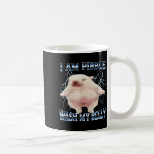 Ik Kan Mijn Buik Wassen Grappige Hond Maak Mijn Bu Koffiemok