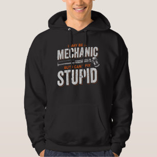 Ik kan misschien een mechanisch, maar ik kan geen hoodie