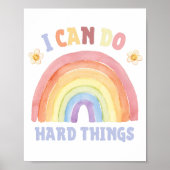 Ik kan moeilijke dingen doen - Kinder positieve be Poster (Voorkant)