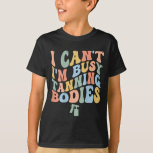 Ik kan niet dat ik bezig ben met het spuiten van z t-shirt