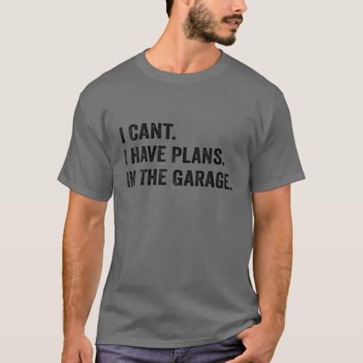 Ik kan niet dat ik plannen heb in de slijmvliezen. t-shirt (Voorkant)