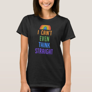 Ik kan niet eens denken dat Gay Pride Flag Lgbetq. T-shirt