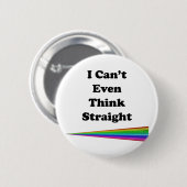 Ik kan niet eens denken. ronde button 5,7 cm (Voorkant /achterkant)