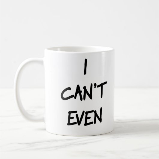 Ik kan niet eens Mok (Links)