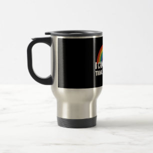 Ik Kan Niet Eens Rechtuit Denken Grappige HBTQ Tro Reisbeker