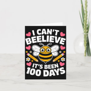 Ik kan niet geloven dat het al 100 dagen school is kaart