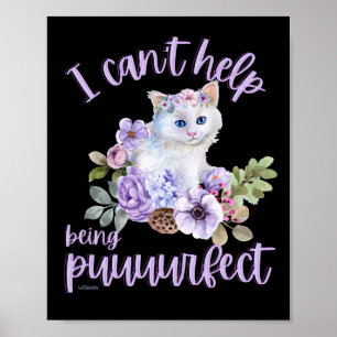 IK KAN NIET HELPEN OM EEN grappig cadeautje te MAK Poster