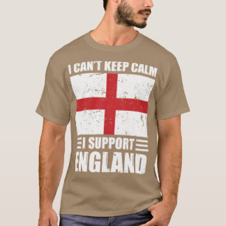 Ik kan niet kalm blijven... ik steun de engelse Fo T-shirt