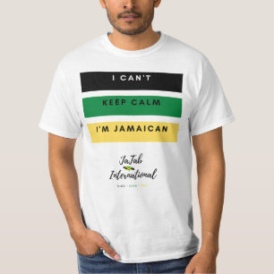 Ik kan niet kalm houden, ik ben Jamaican T-Shirt