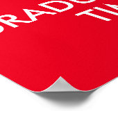 Ik kan niet kalmeren, het is afstuderen tijd voor poster (Hoek)