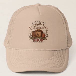 Ik kan niet Lassoën maar ik kan Westers ontwerp sh Trucker Pet