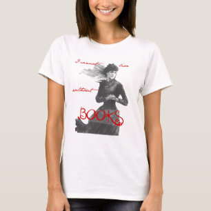 Ik kan niet leven zonder boeken t-shirt