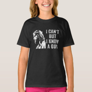 Ik kan niet, maar ik ken een man Christelijk geloo T-shirt