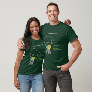Ik kan niet, mijn hond ligt op mijn schoot, grappi t-shirt