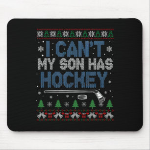 Ik kan niet, mijn zoon heeft hockey - Hockey Moede Muismat