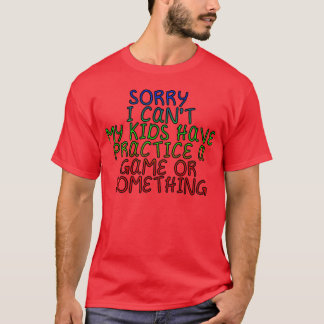 Ik kan niet oefenen. Een spel of zo11 gratis T-shirt