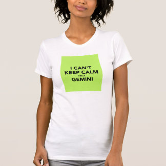 ik kan niet rustig blijven tot gemini t-shirt