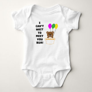 IK KAN NIET WACHTEN OM JE EEN BABY ANNOUNCEMENT BA ROMPER
