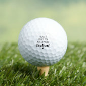 Ik kan niet wachten om je te ontmoeten Broeder Zwa Golfballen (Insitu Shirt)
