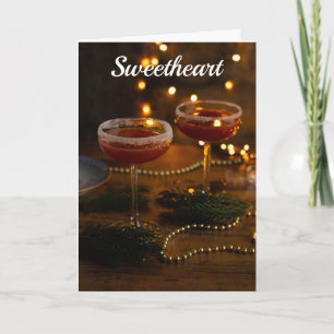 IK KAN NIET WACHTEN OM "ONS" (LIEVERD) TE VIEREN FEESTDAGEN KAART