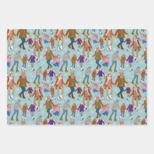 Ik kan niet wachten tot het Schaats Inpakpapier Vel (Voorkant 3)