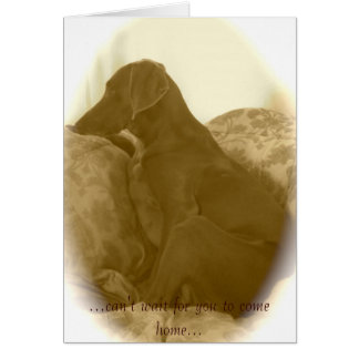 ...Ik kan niet wachten tot je thuiskomt...