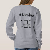 "Ik kan niet wachten" Vrouwenkleding Trui (Achterkant)