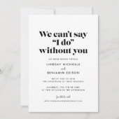 Ik kan niet zeggen dat ik het doe zonder je virtue kaart (Voorkant)