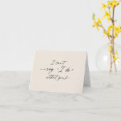 Ik kan niet zeggen dat ik het zonder jou doe, Brid Kaart (Gele Bloem)