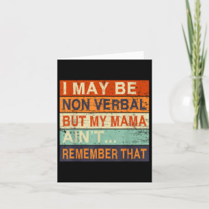Ik kan non-verbaal non-verbaal autisme zijn kaart