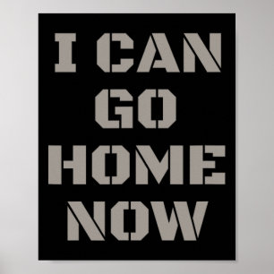 Ik kan nu naar huis gaan gym workout poster