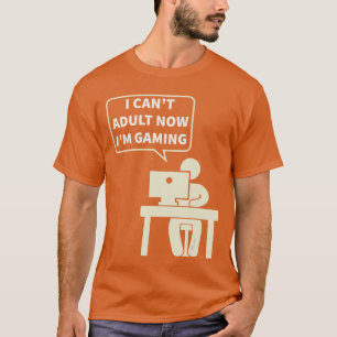 Ik kan nu niet volwassen zijn, ik ben nu online ga t-shirt