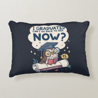Ik kan nu terug naar bed. accent kussen