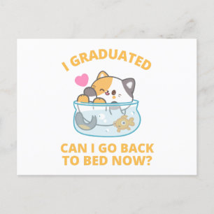 Ik kan nu terug naar bed. briefkaart