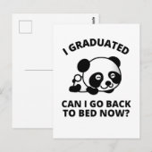 Ik kan nu terug naar bed. briefkaart (Voorkant / Achterkant)