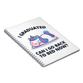 Ik kan nu terug naar bed. notitieboek (Rechterzijde)