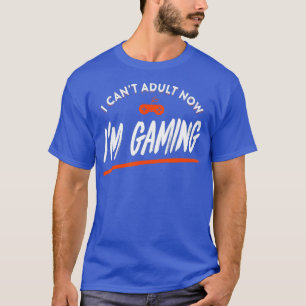 Ik kan nu volwassen worden en schitterende videoga t-shirt